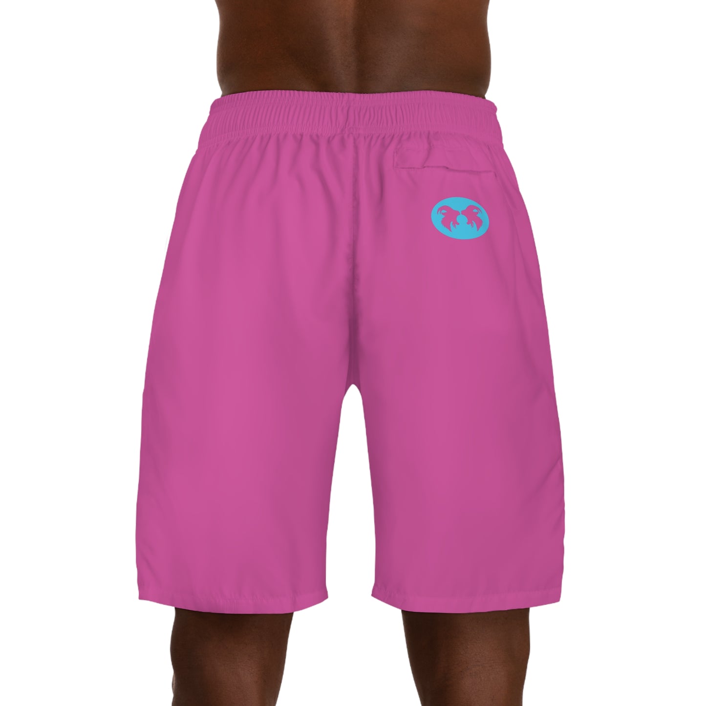 Men's Shorts: Neon Pink & Blue