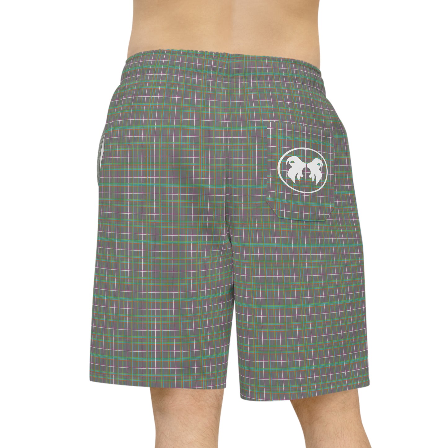 Men's Athletic Shorts: Neo-Plaid