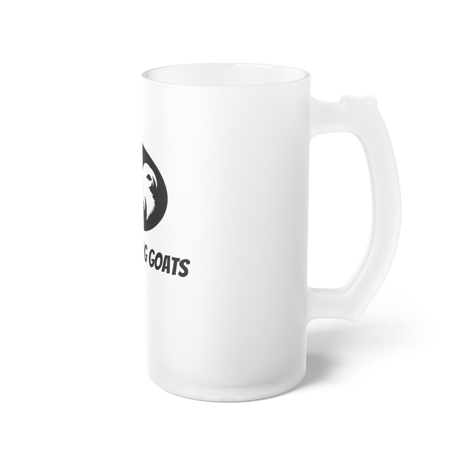 GOATWEAR Frosted Glass Beer Mug - BLK