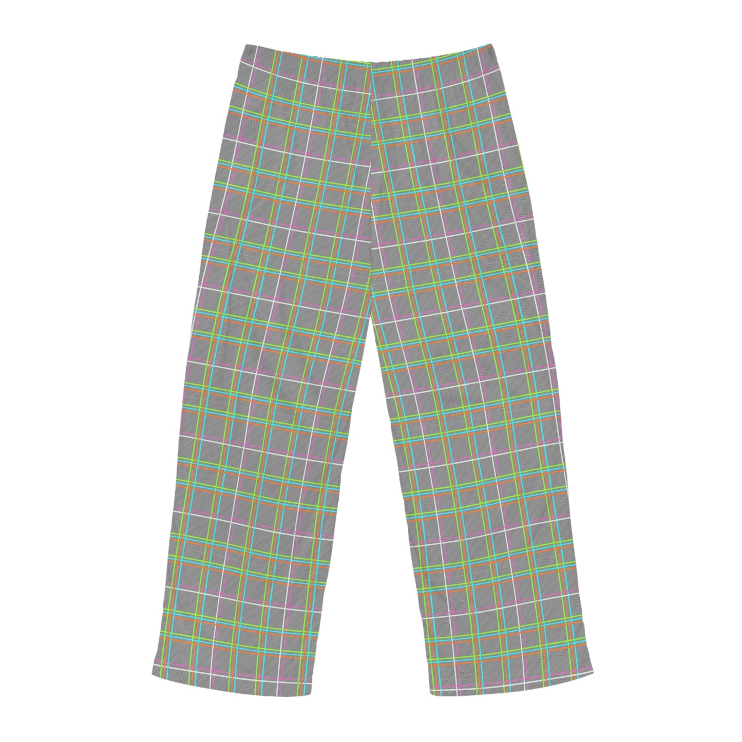 Men's NEO-PLAID JAMMER PANTS - WHT
