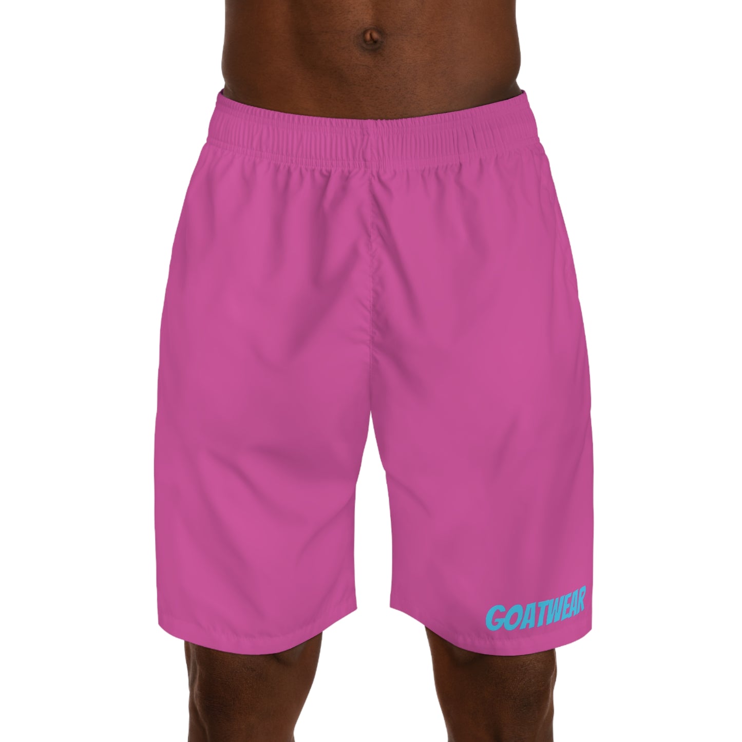 Men's Shorts: Neon Pink & Blue