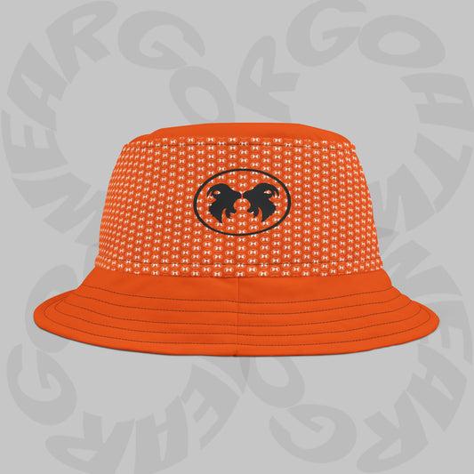 Bucket Hat: Neon Orange