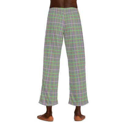 Men's NEO-PLAID JAMMER PANTS - WHT