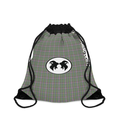 NEO-PLAID Drawstring Bag