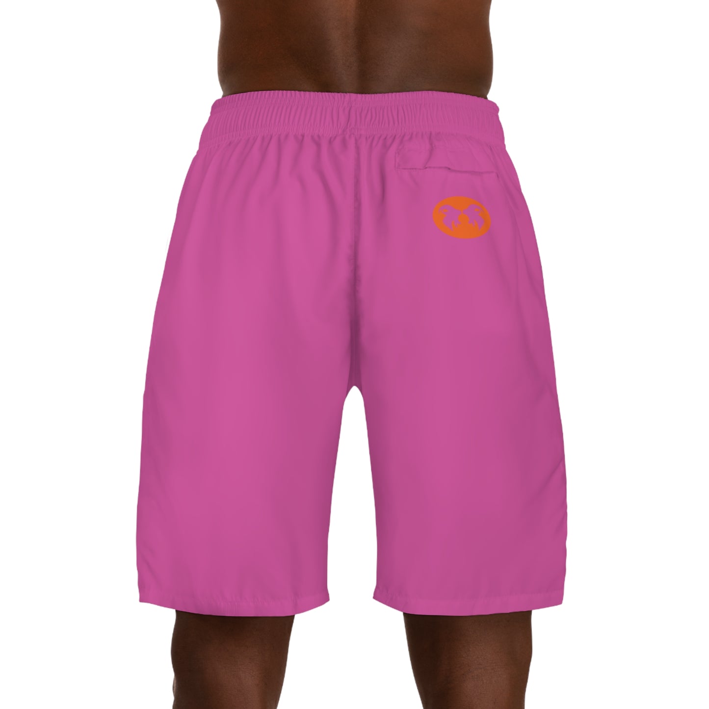 Men's Shorts: Neon Pink & Orange