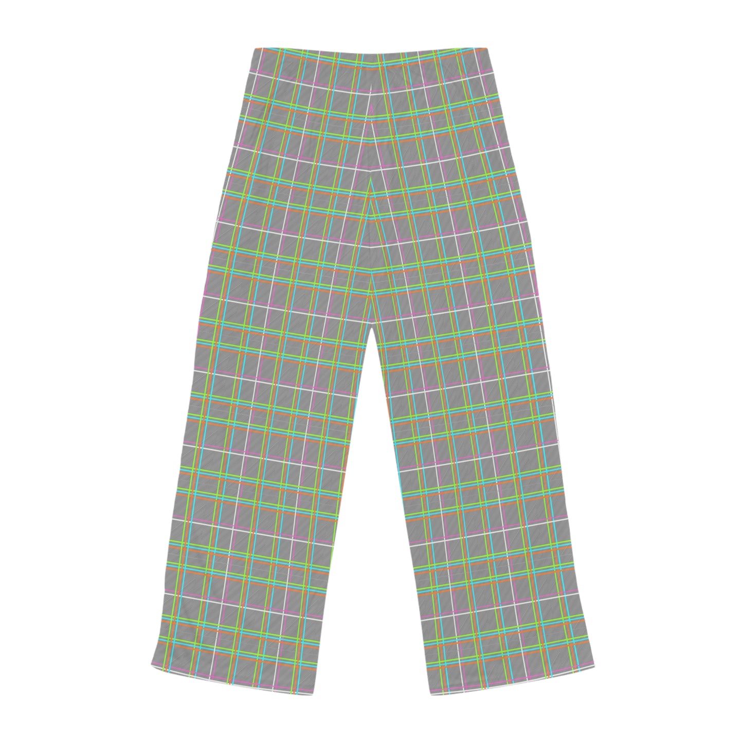 Women's NEO-PLAID JAMMER PANTS - BLK