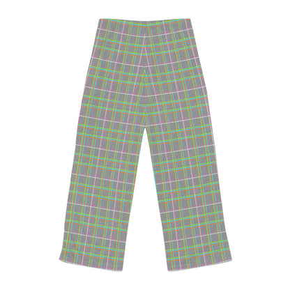 Women's NEO-PLAID JAMMER PANTS - BLK