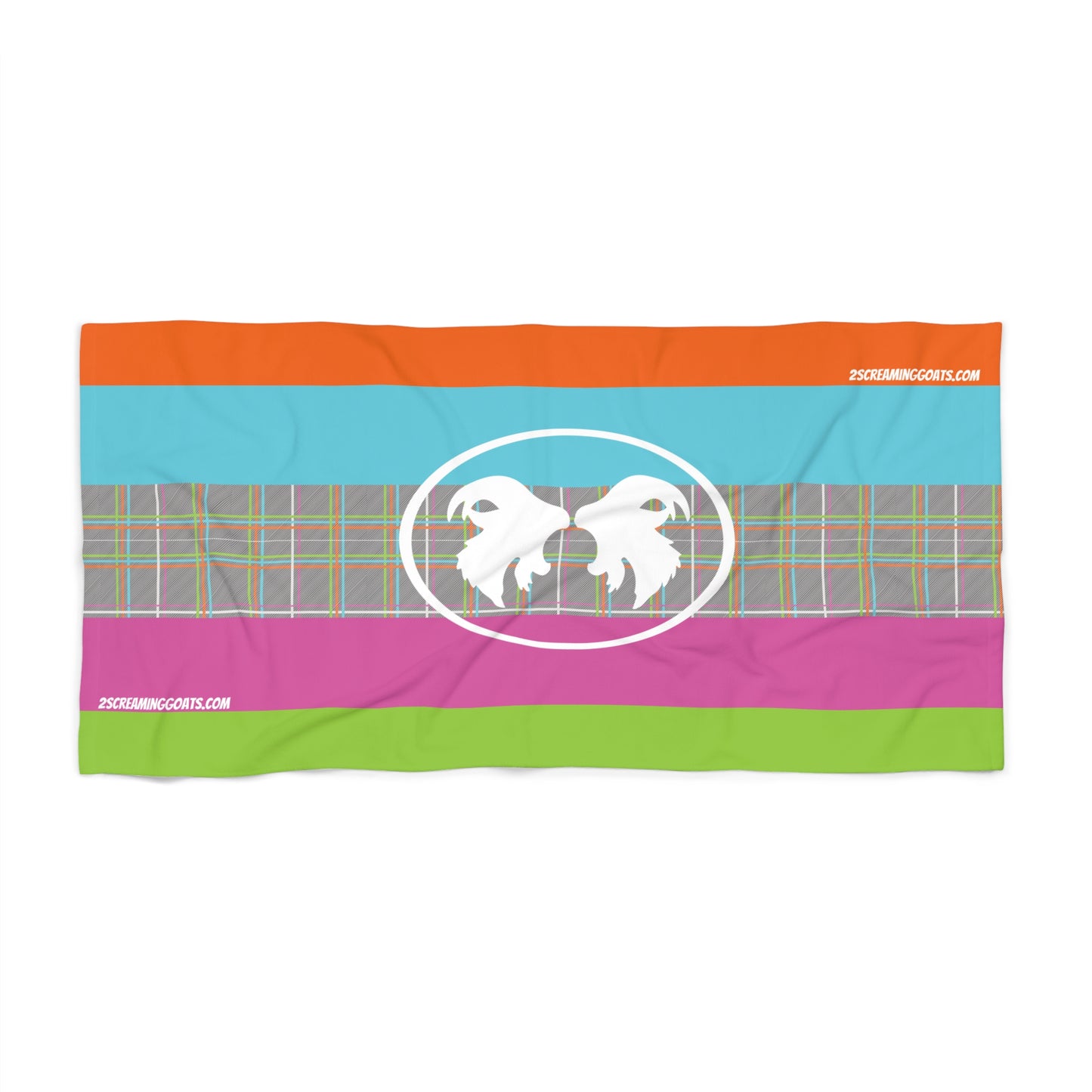 GOATWEAR NEO-PLAID Beach Towel