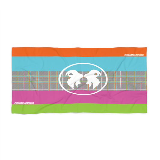 GOATWEAR NEO-PLAID Beach Towel