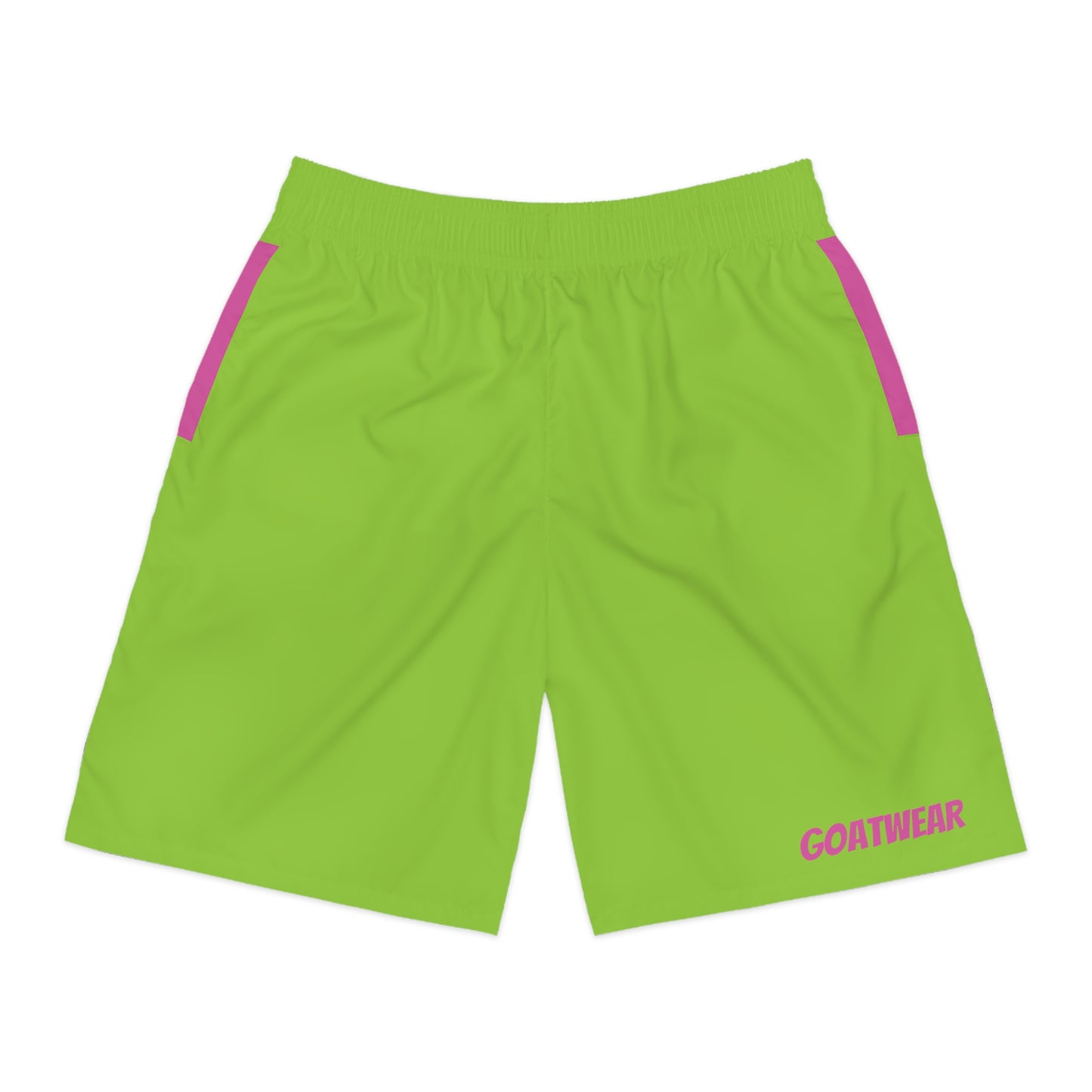 Men's Shorts: Neon Green & Pink