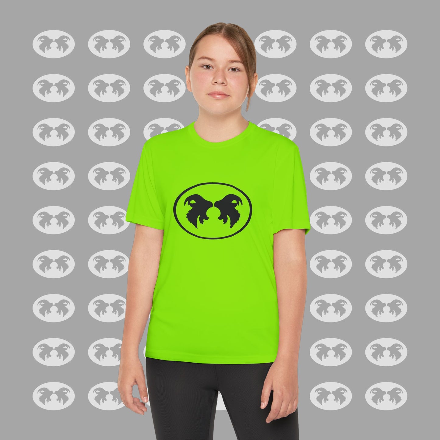 GOATWEAR PRIME Youth (Moisture Go-away) Neon Tee