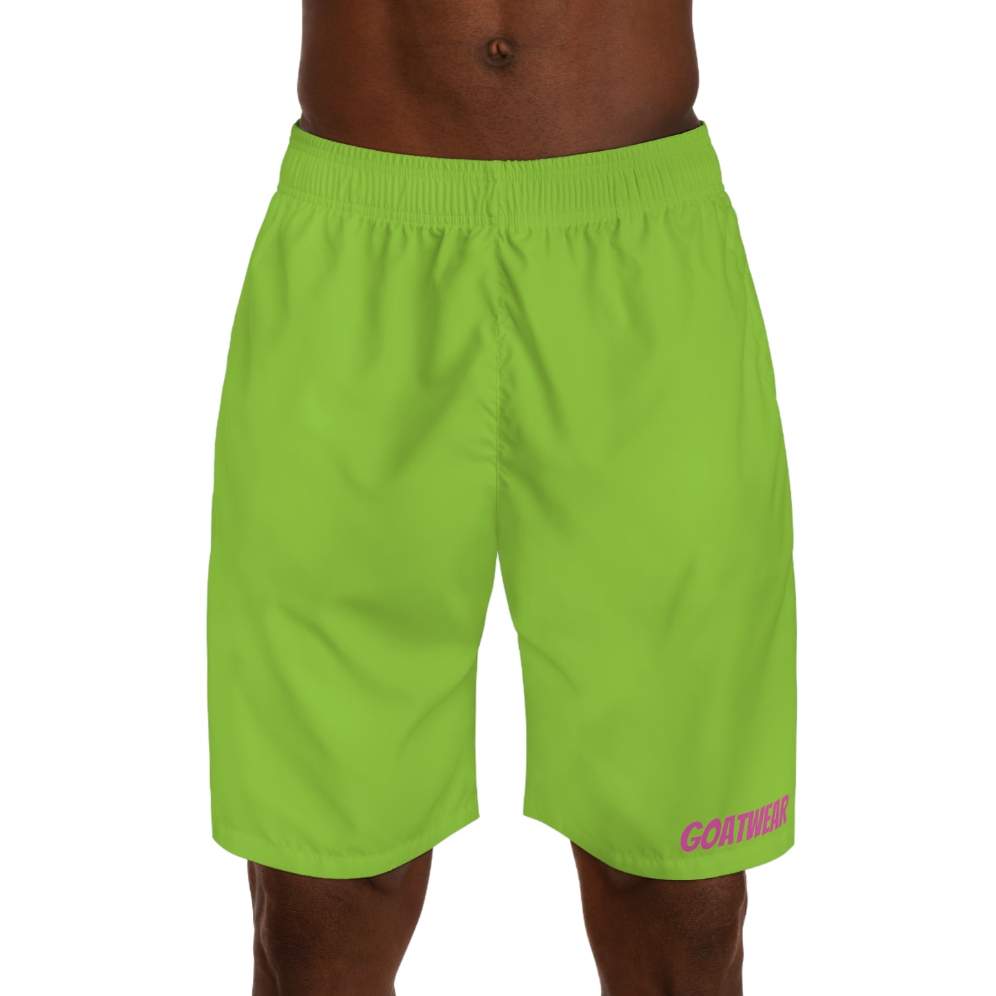 Men's Shorts: Neon Green & Pink