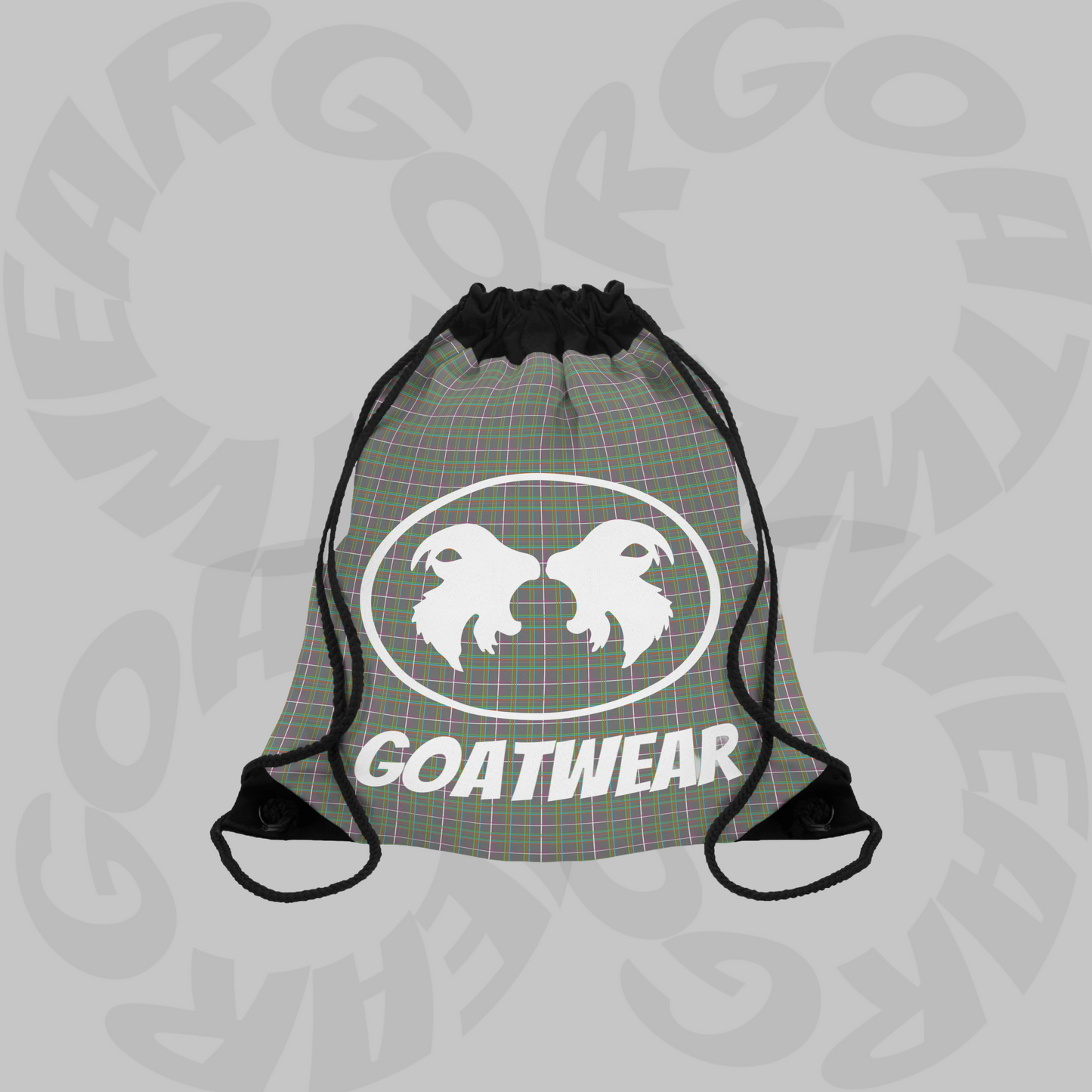 Neo-Plaid: String Bag