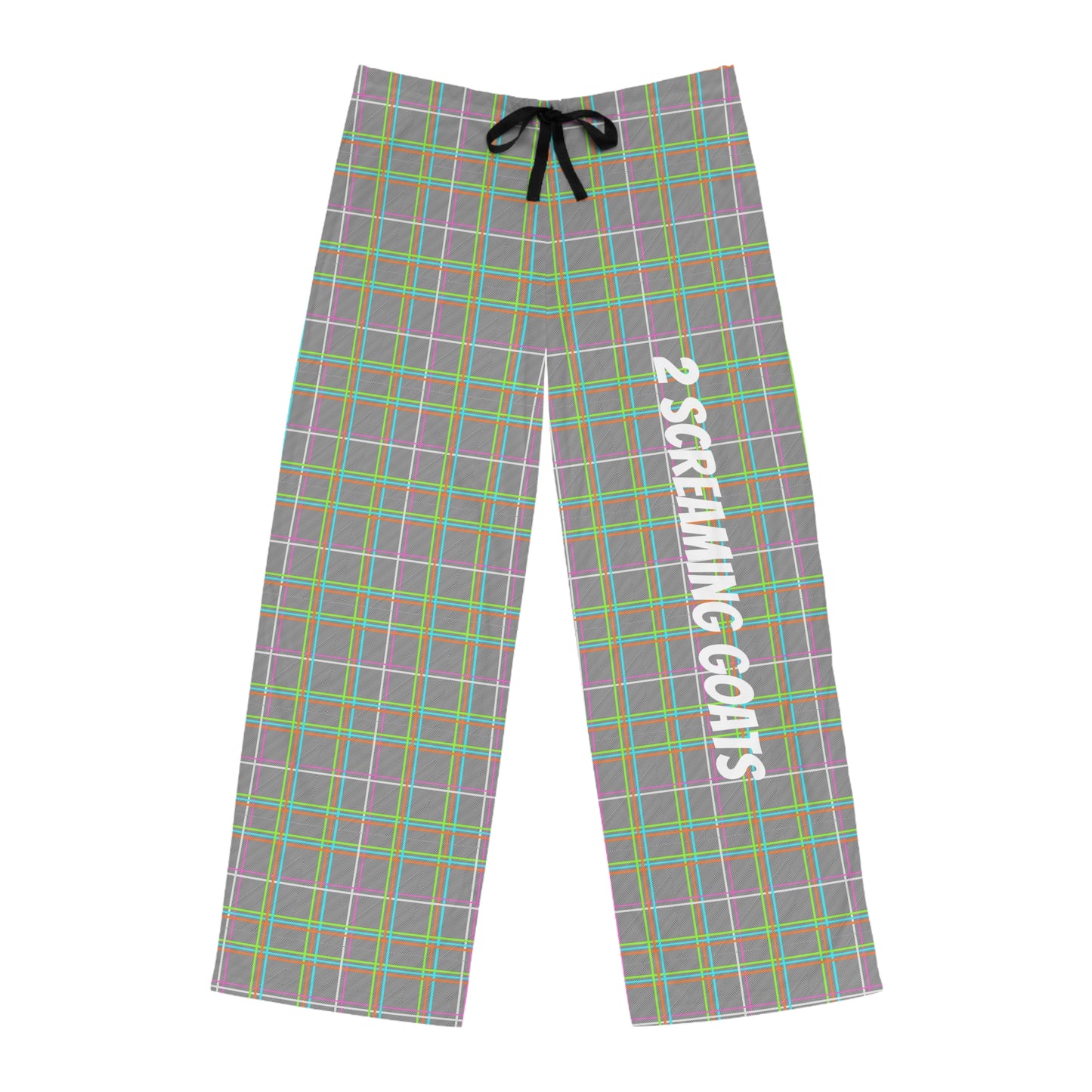 Men's NEO-PLAID JAMMER PANTS - WHT