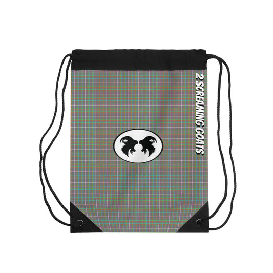 NEO-PLAID Drawstring Bag