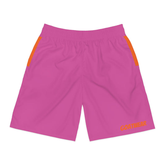 Men's Shorts: Neon Pink & Orange