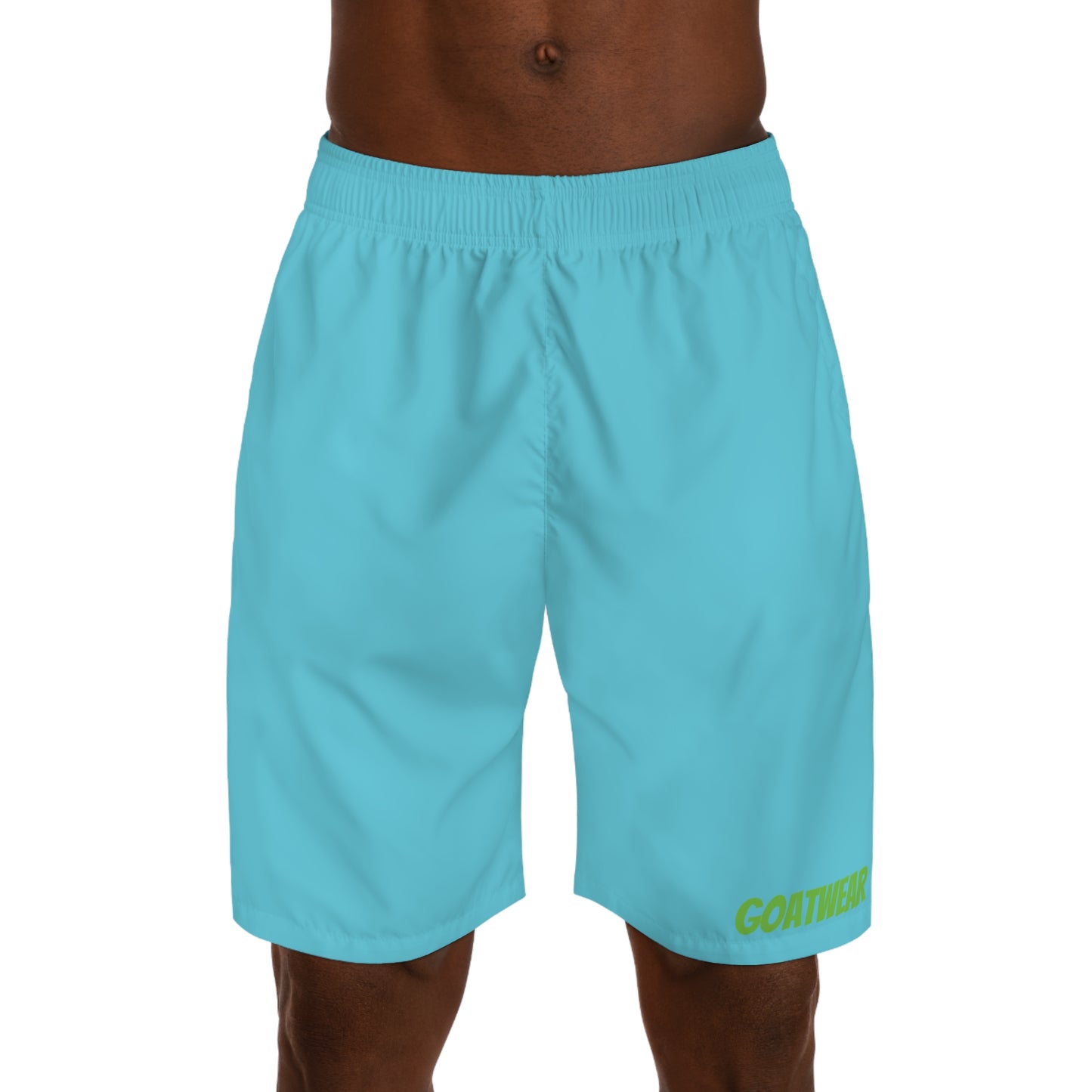 Men's Shorts: Neon Blue & Green