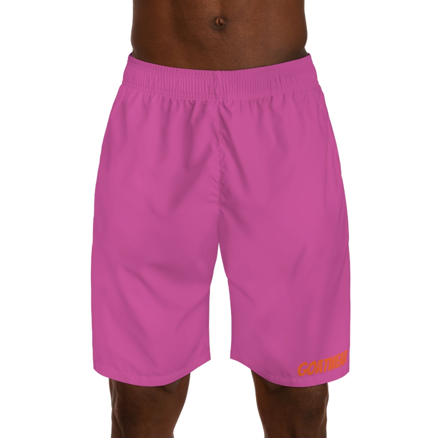 Men's Shorts: Neon Pink & Orange