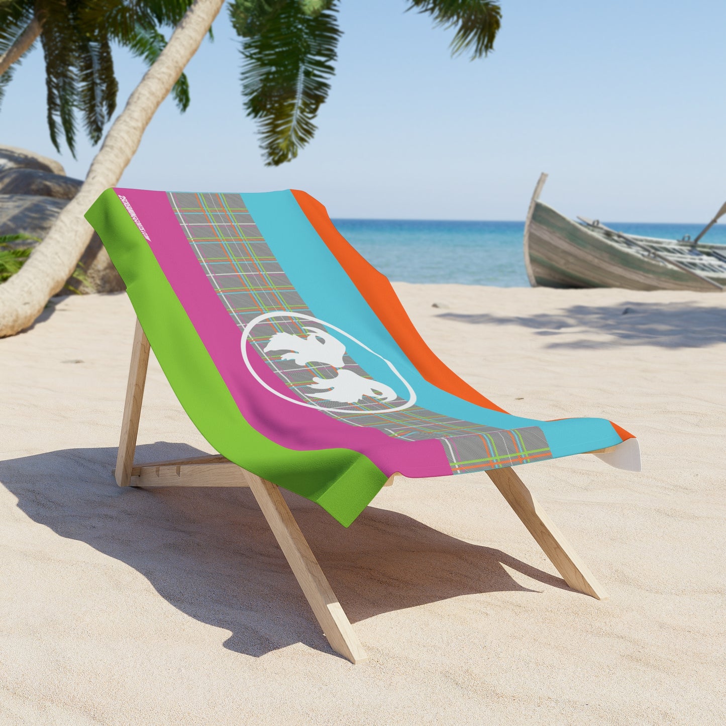 GOATWEAR NEO-PLAID Beach Towel
