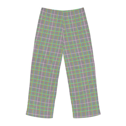 Men's NEO-PLAID JAMMER PANTS - WHT