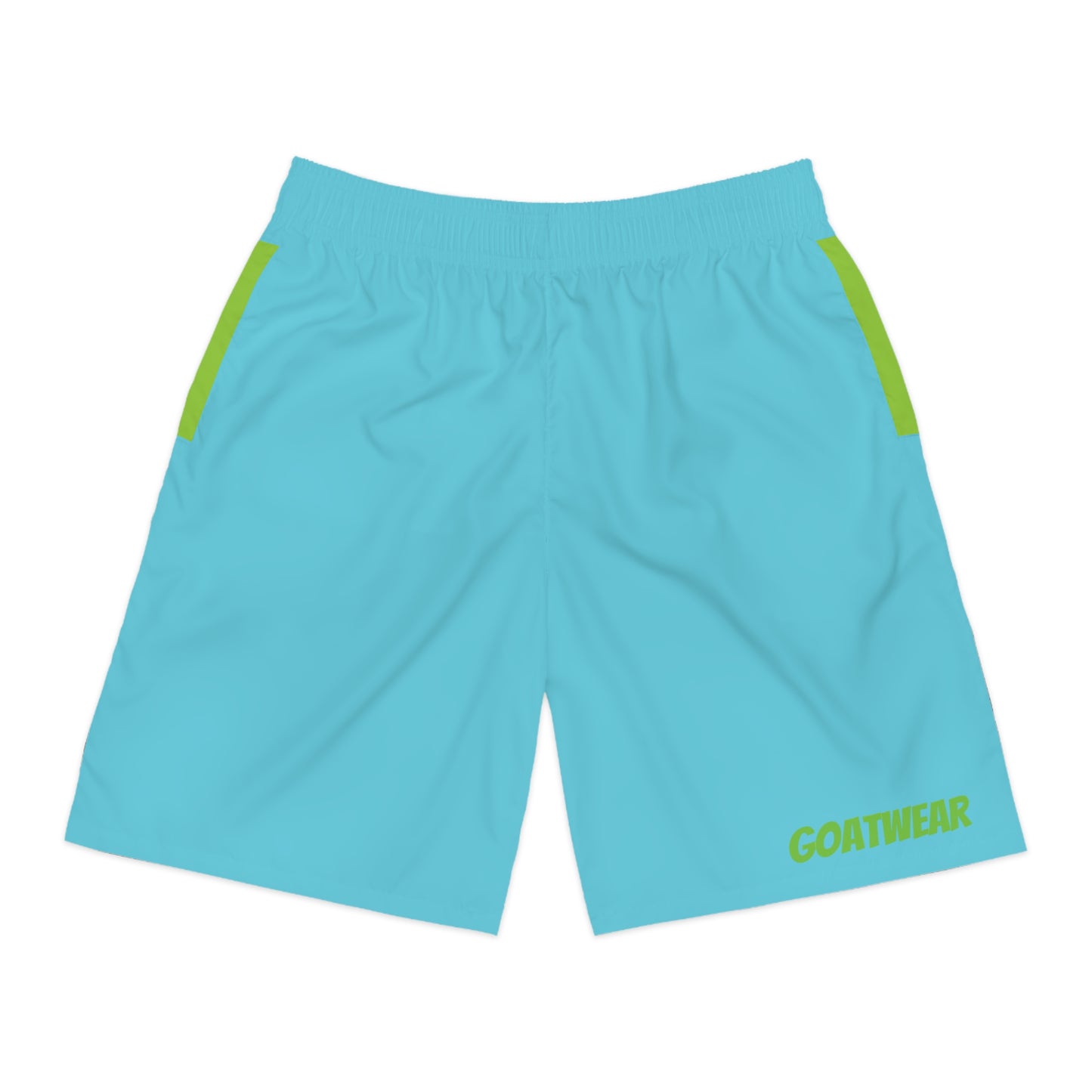 Men's Shorts: Neon Blue & Green