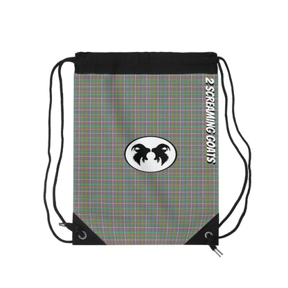 NEO-PLAID Drawstring Bag