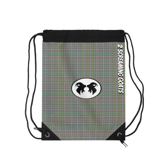 NEO-PLAID Drawstring Bag